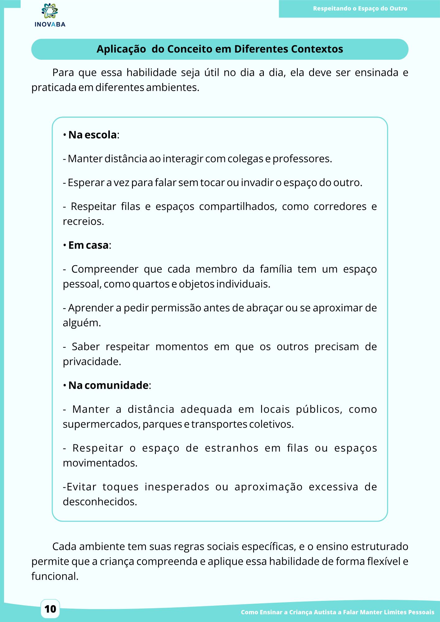Respeitando o Espaço do Outro - Como Ensinar Crianças Autistas a Manter Limites Pessoais.pdf